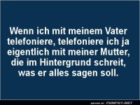 Elterntelefonate auf hohem Niveau