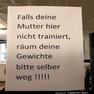 fun-Bild: Mama macht hier kein Muskel-Management!