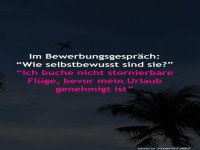 Selbstbewusstsein im Jobinterview!