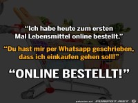 Lebensmittel online bestellen