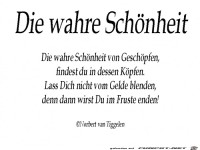 die wahre Schoenheit