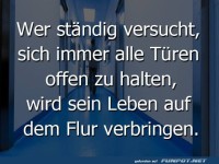 Wer staendig versucht