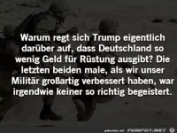 Trump regt sich auf.......