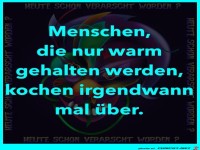 Menschen warm halten