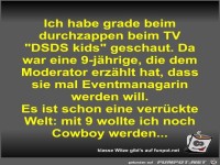 Ich habe grade beim durchzappen