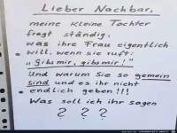 Lieber Nachbar