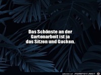 Die Gartenarbeit