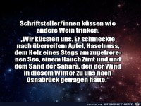 Wie Schriftsteller k�ssen