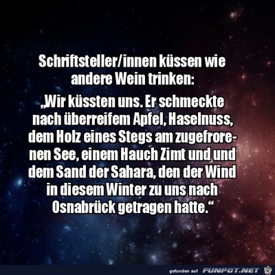 Wie-Schriftsteller-küssen.jpg von Cedric