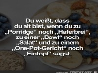 Du bist alt
