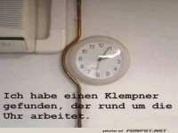 Rund um die Uhr