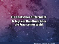 Deutscher Humor ber Flirten