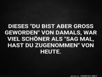 Vergleich von Kommentaren damals und heute