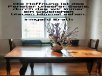 die hoffnung ist das fenster