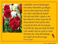 O glcklich, wem in Kindheitstagen
