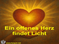 Ein offenes Herz findet Licht