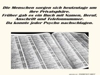 Wie Datenschutz fr�her aussah