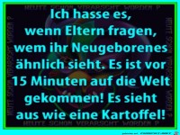 Wem sieht das Neugebohrende aehnlich