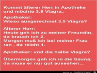 �lterer Herr in Apotheke.......