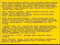 ein Innendienstler........