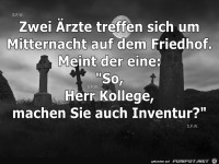 Zwei Aerzte treffen sich