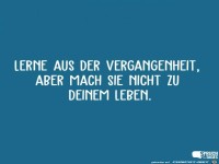 lerne aus der Vergangenheit