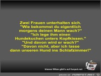 Zwei Frauen unterhalten sich