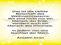 Das ist die tiefste botschaft