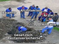 Berufsgruppen beim Arbeiten