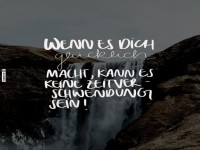 Ein motivierender Spruch ber Glck