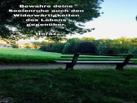 bewahre deine seelenruhe