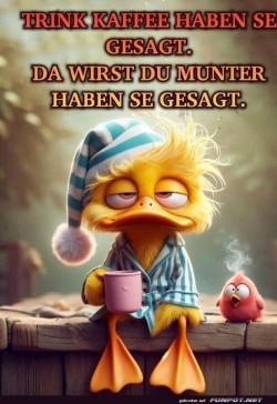 Müdes-Entchen-braucht-Kaffee-Kick!.jpg auf www.funpot.net