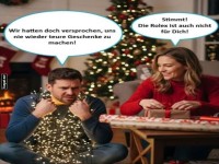 Weihnachtslichter statt Rolex!
