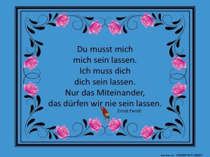 herz-Bild: Du mu&szlig;t mich sein lassen