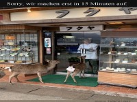 Rehe beim Fr�hst�ckstermin