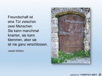 Freundschaft ist eine Tür