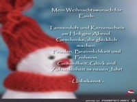 mein Weihnachtswunsch f�r Euch.......