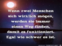 Wenn zwei Menschen