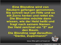 Eine Blondine wird von R�ubern gefangen genommen