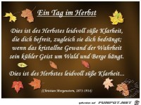 Ein Tag im Herbst