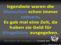 Menschen sind seltsam