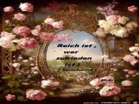 Reich ist wer zufrieden ist