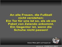 An alle Frauen, die Fu�ball nicht verstehen