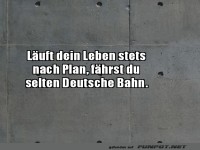 Humor �ber die P�nktlichkeit der Deutschen Bahn
