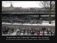 Fahrradparkplatz-Level: Meisterhaft!
