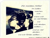 Die meisten Fehler im Leben...