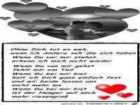 ohne dich tut es weh