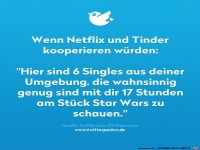 Netflix und Tinder