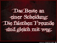 Das beste an einer Scheidung