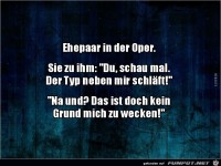 Ehepaar in der Oper...
